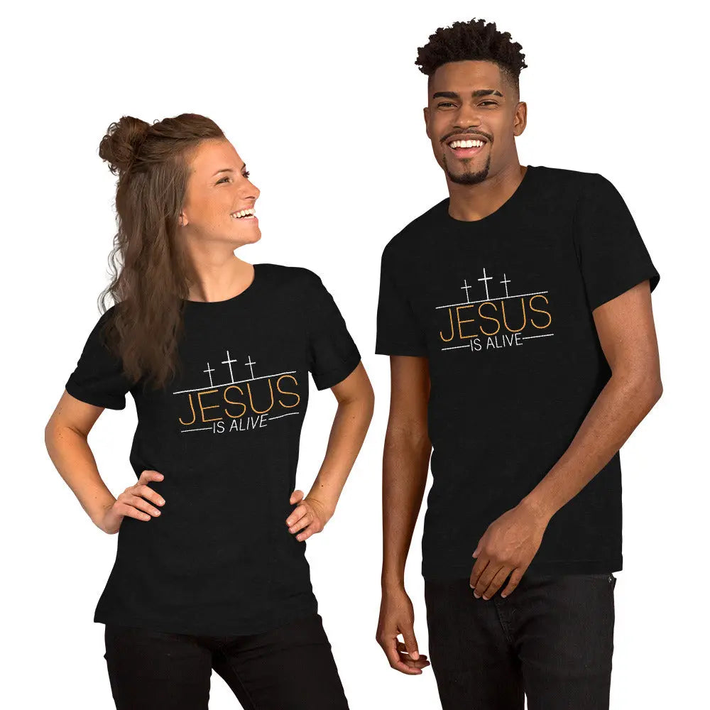 Jesus Is Alive Unisex t-shirt, Christian Faith Tee Amazing Faith Designs