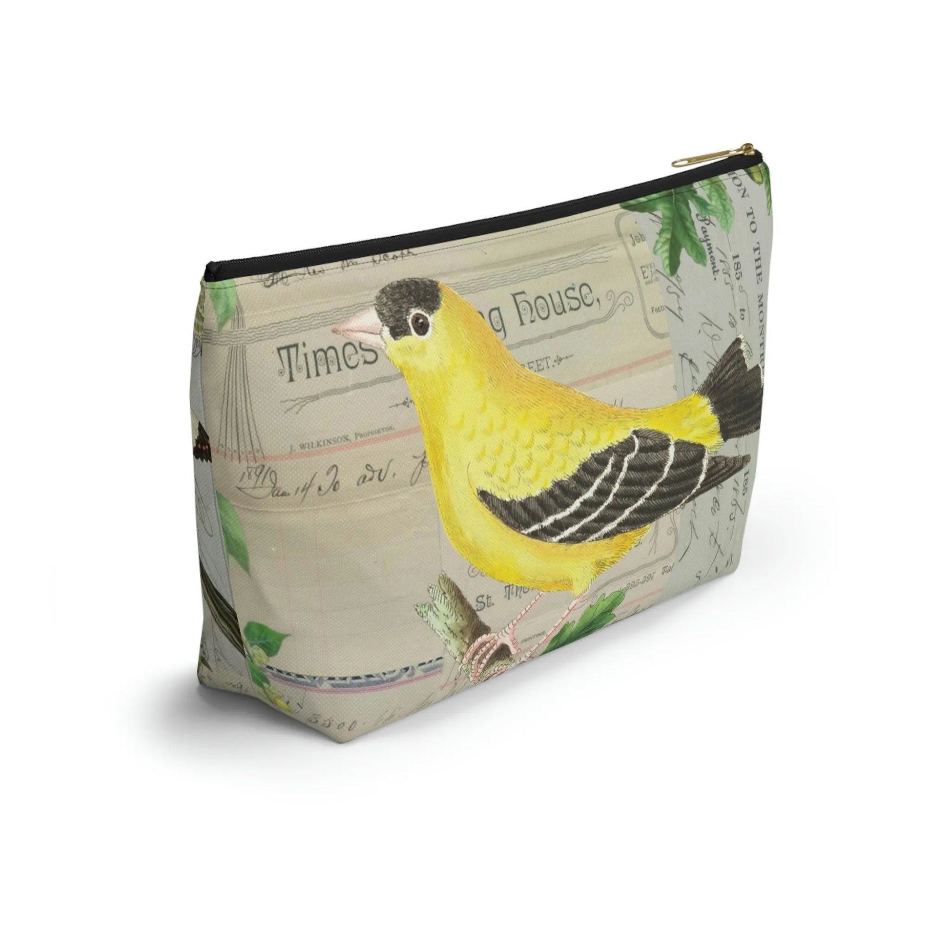 Lord Will Keep You Makeup Accessory Pouch w T-bottom - Vintage Birds Printify