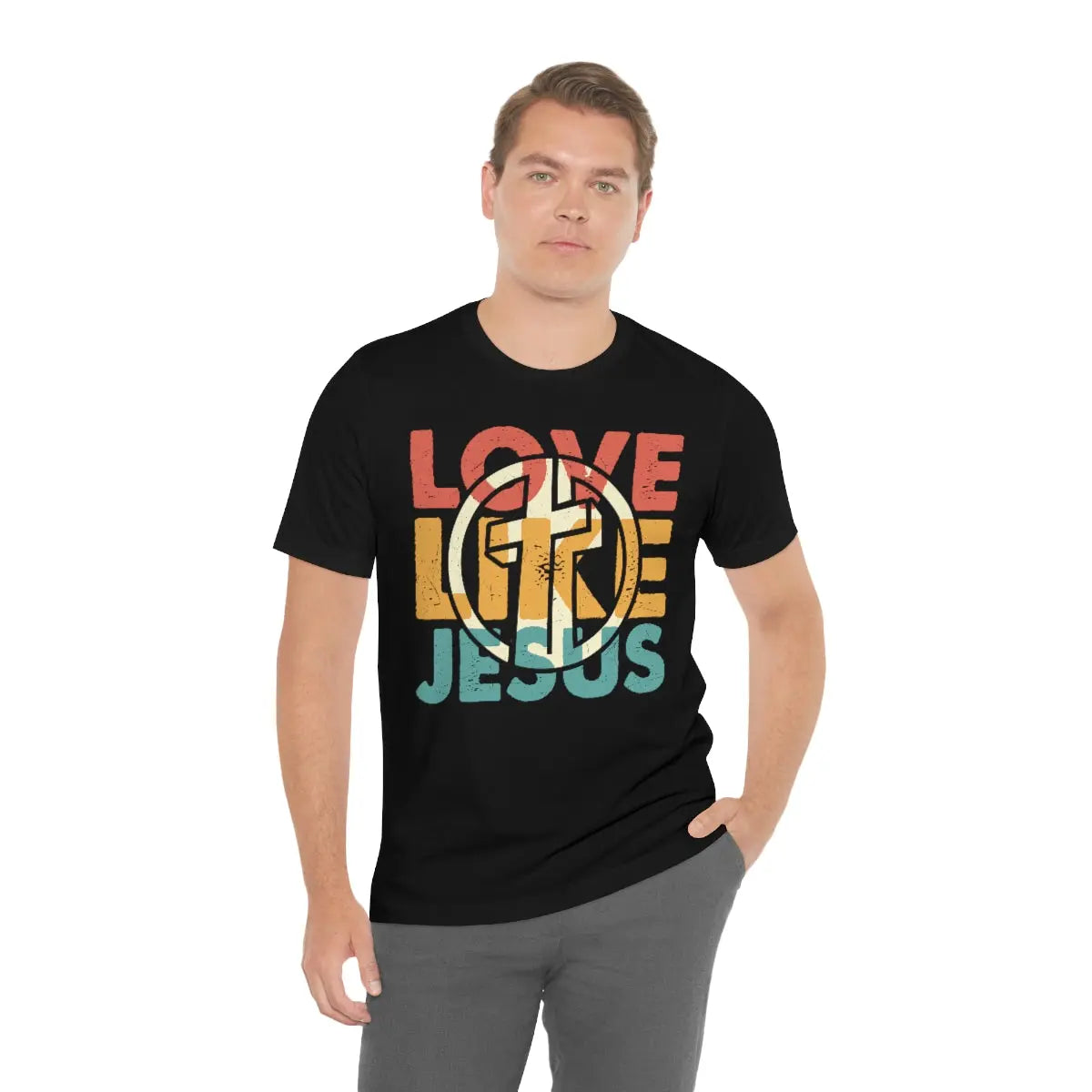 Love Like Jesus Retro Vintage Unisex T-shirt Printify