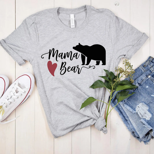Mama Bear Short Sleeve Tee Printify
