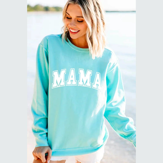 Mama Comfort Colors Garment-Dyed Sweatshirt Apliiq