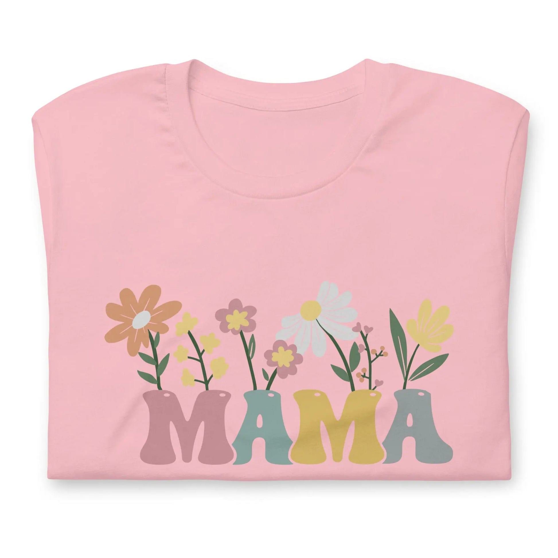 Mama Floral Name T-shirt | Matching Mama and Mini Shirts Amazing Faith Designs
