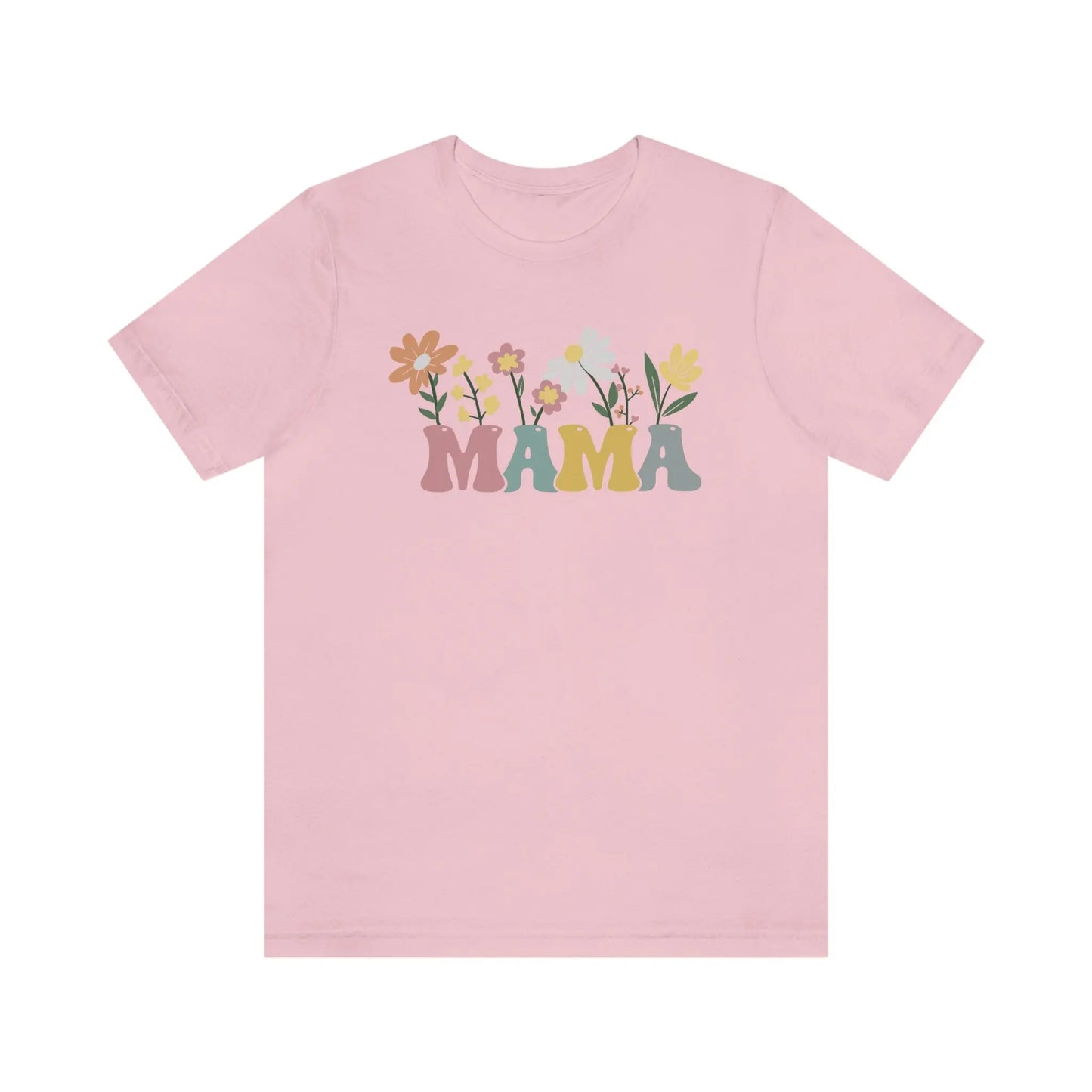Mama Flower Name Unisex Jersey Short Sleeve Tee Printify