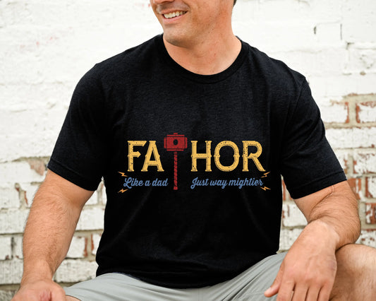 Marvel Thor Fathor Dad Men's T-shirt | Father's Day Gift Printify