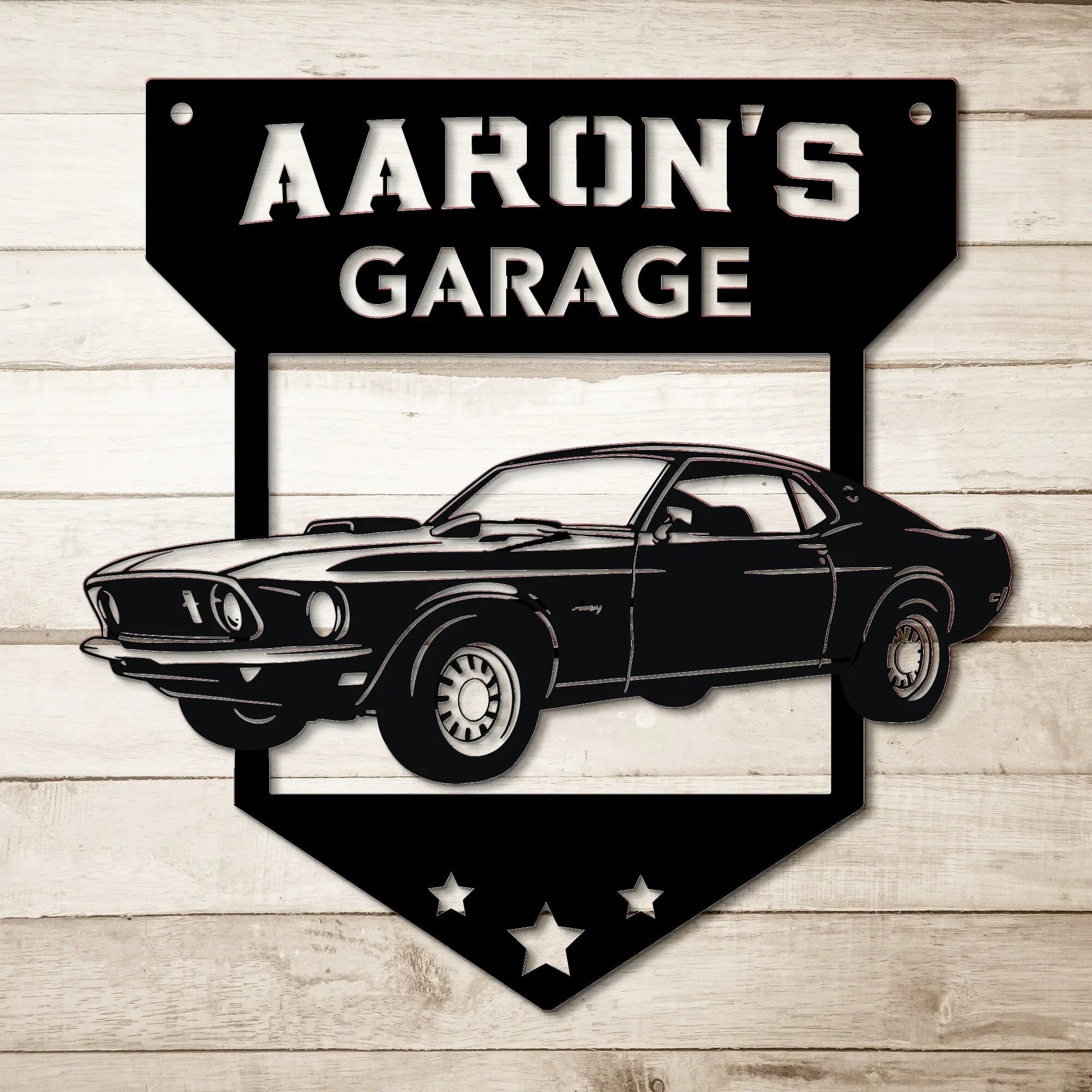 Metal Car Sign, Car Signs for Garage, Car Name Sign, Classic Car Sign, Garage Metal Sign, Man Cave Sign, Mechanic Gifts, Work Shop - Personalized teelaunch