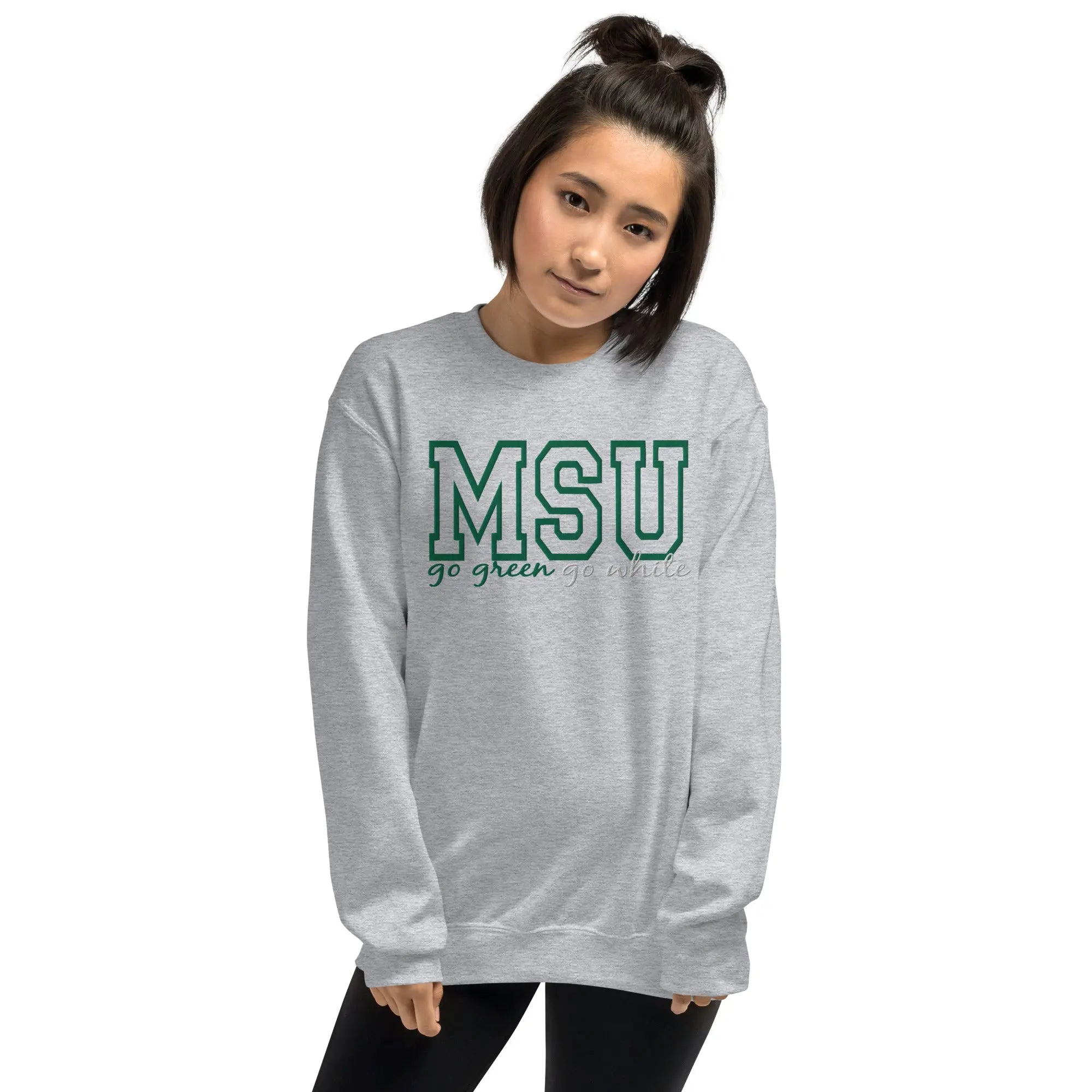 White sales msu sweatshirt