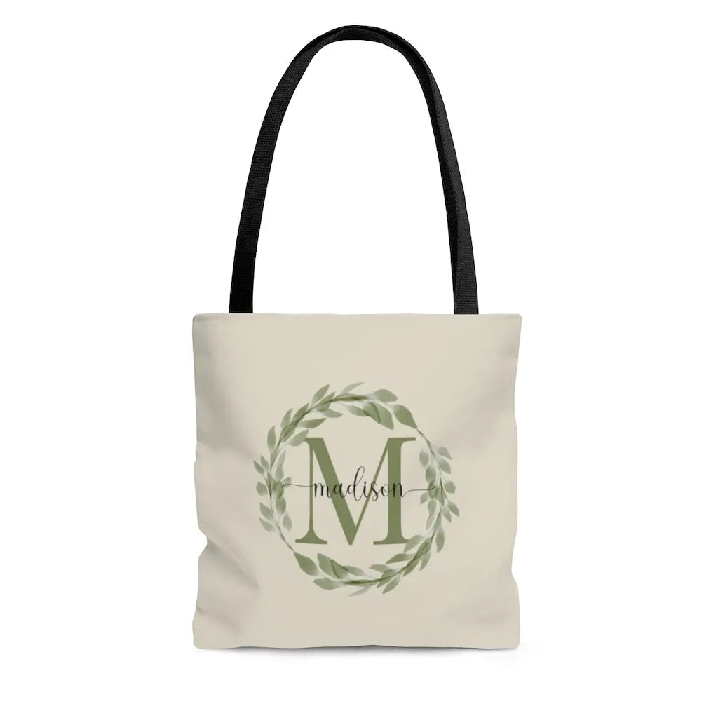 Monogram Name Tote Bag, Personalized Tote Bags, Bridesmaid Tote, Beach Tote, Bridesmaid Gift, Bridal Party Gifts, Wedding Welcome Bag Printify
