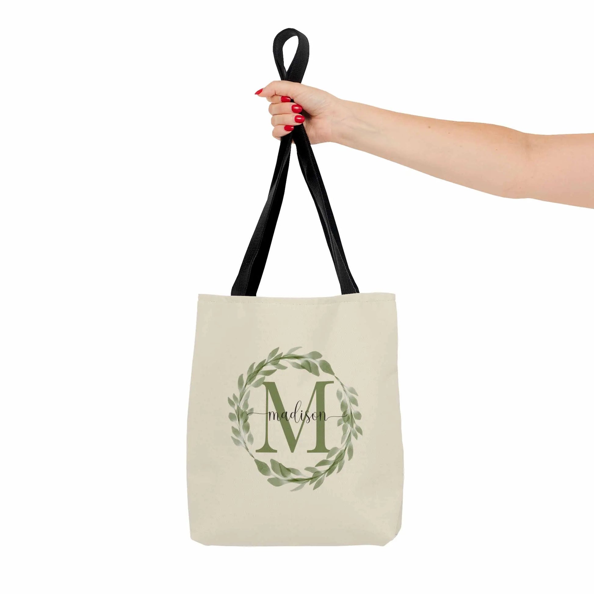 Monogram Name Tote Bag, Personalized Tote Bags, Bridesmaid Tote