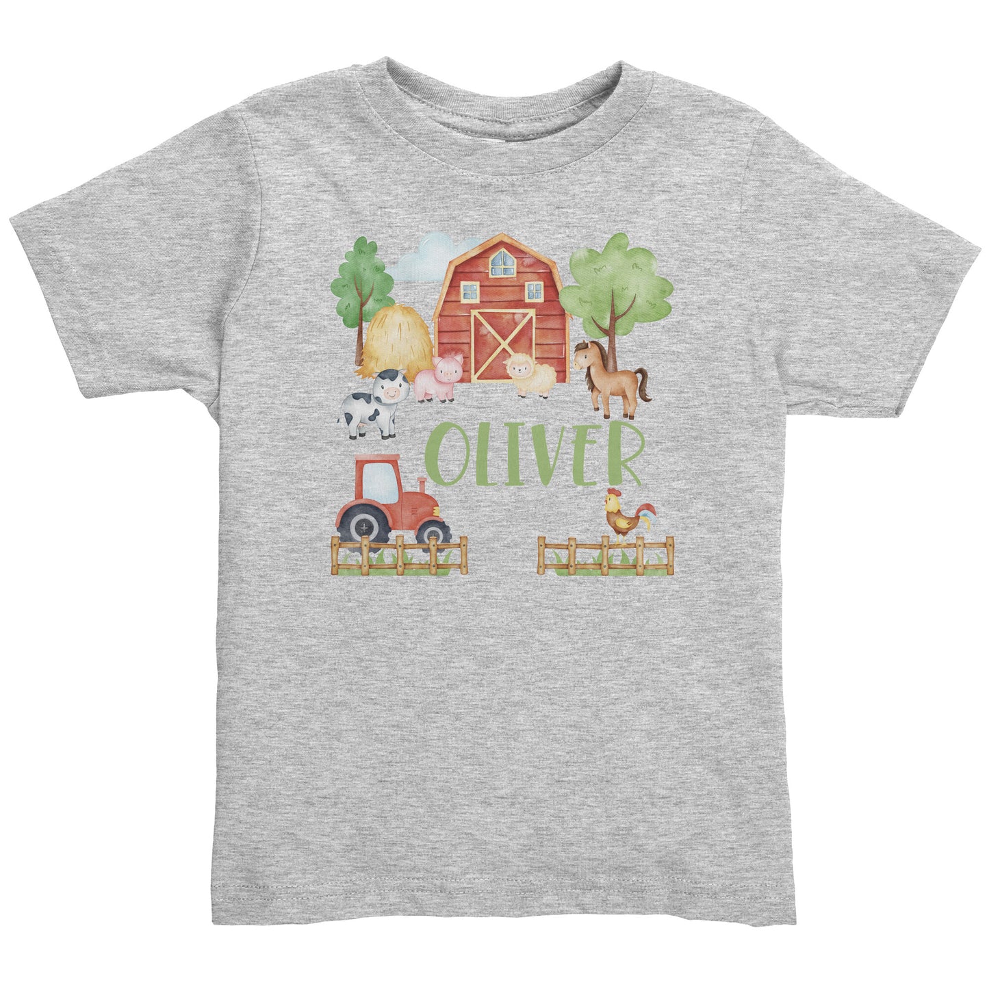 On the Farm Personalized Toddler Shirt | Amazing Faith Designs teelaunch