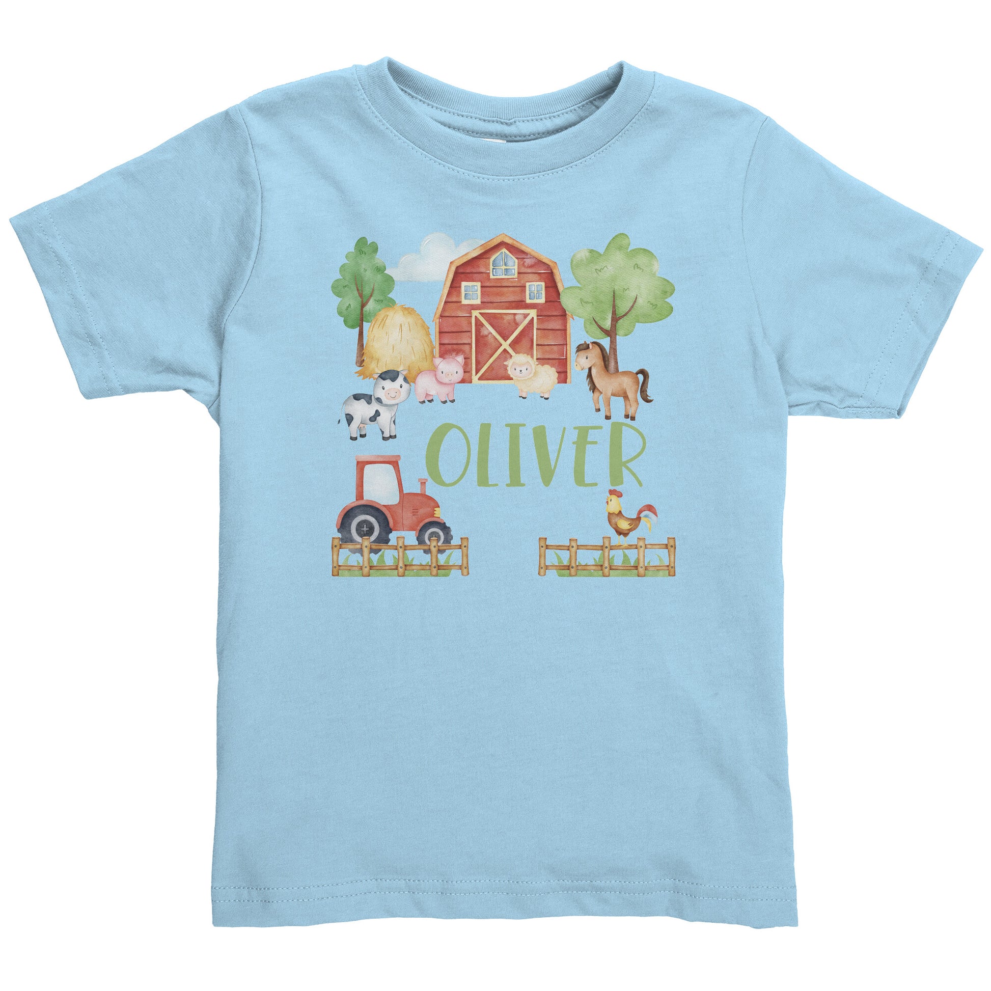 On the Farm Personalized Toddler Shirt | Amazing Faith Designs teelaunch