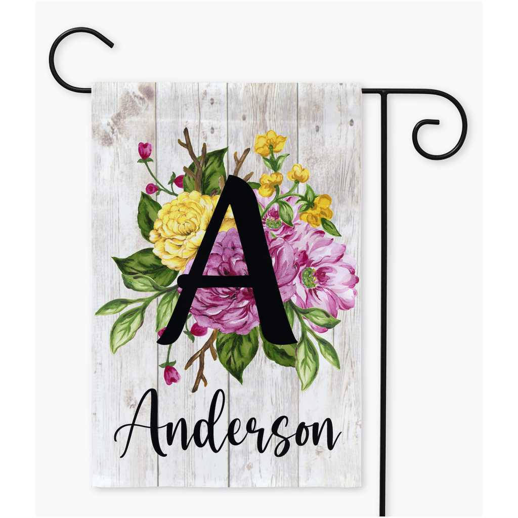 Personalized Garden Flag Welcome Sign With Family Name Amazing Faith Designs