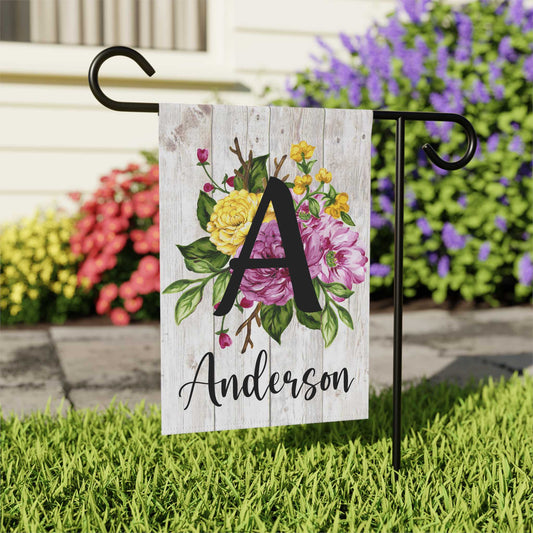 Personalized Garden Flag Welcome Sign With Family Name Amazing Faith Designs