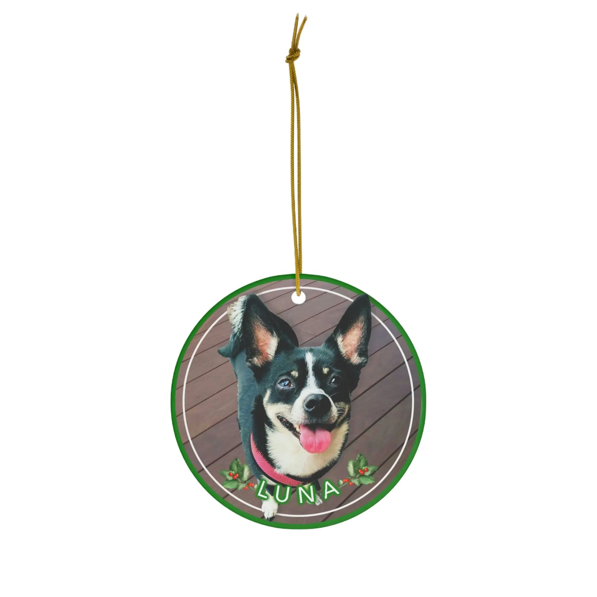 Pet Photo Christmas Ornament Printify