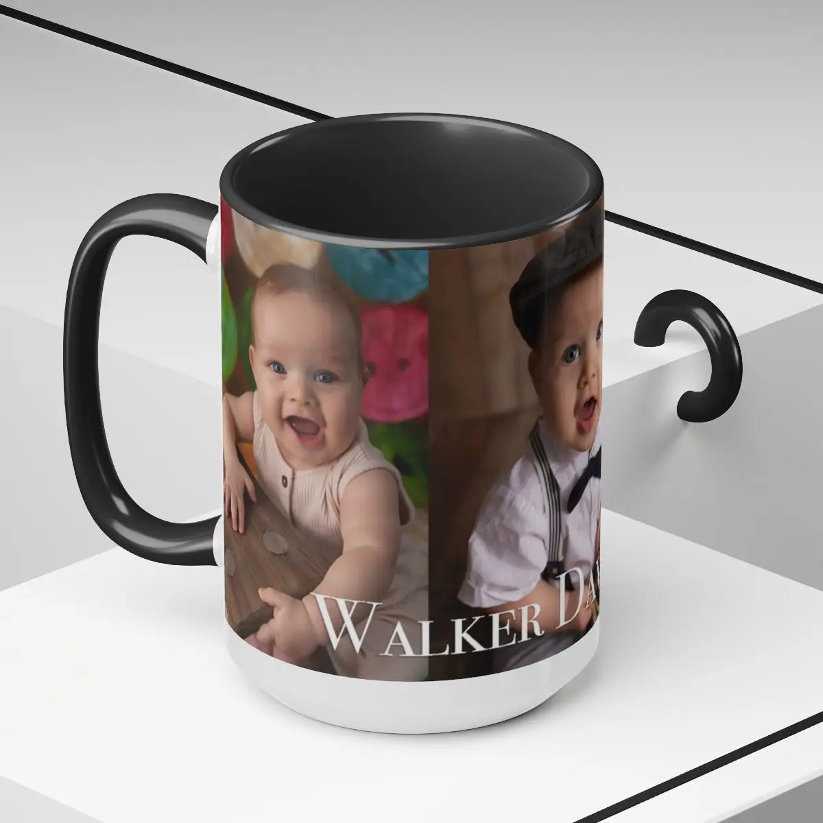 Photo Two-Tone Coffee Mugs, 15oz Printify