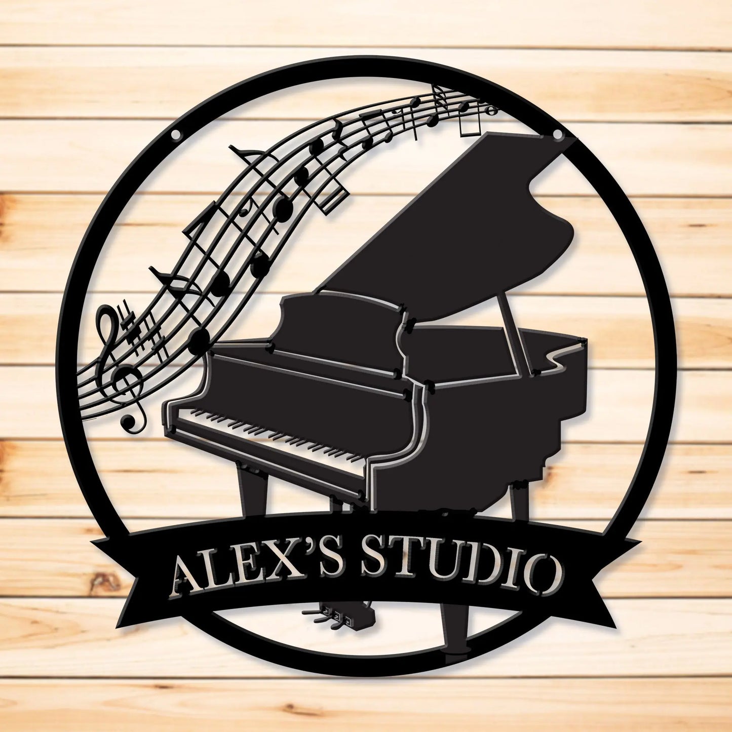 Piano Studio Metal Sign, Musician Sign teelaunch