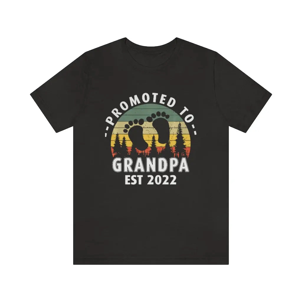 Promoted to Grandpa Men's T-shirt | Father's Day Gift | New Baby Gift Printify