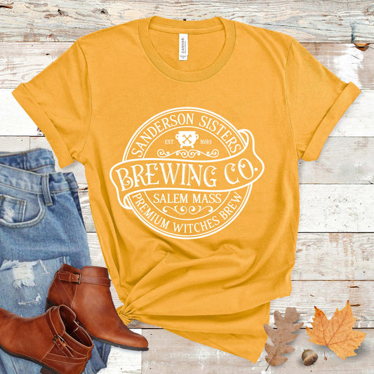 Sanderson Sisters Brewing Co Halloween Tee, Hocus Pocus Tshirt Printify