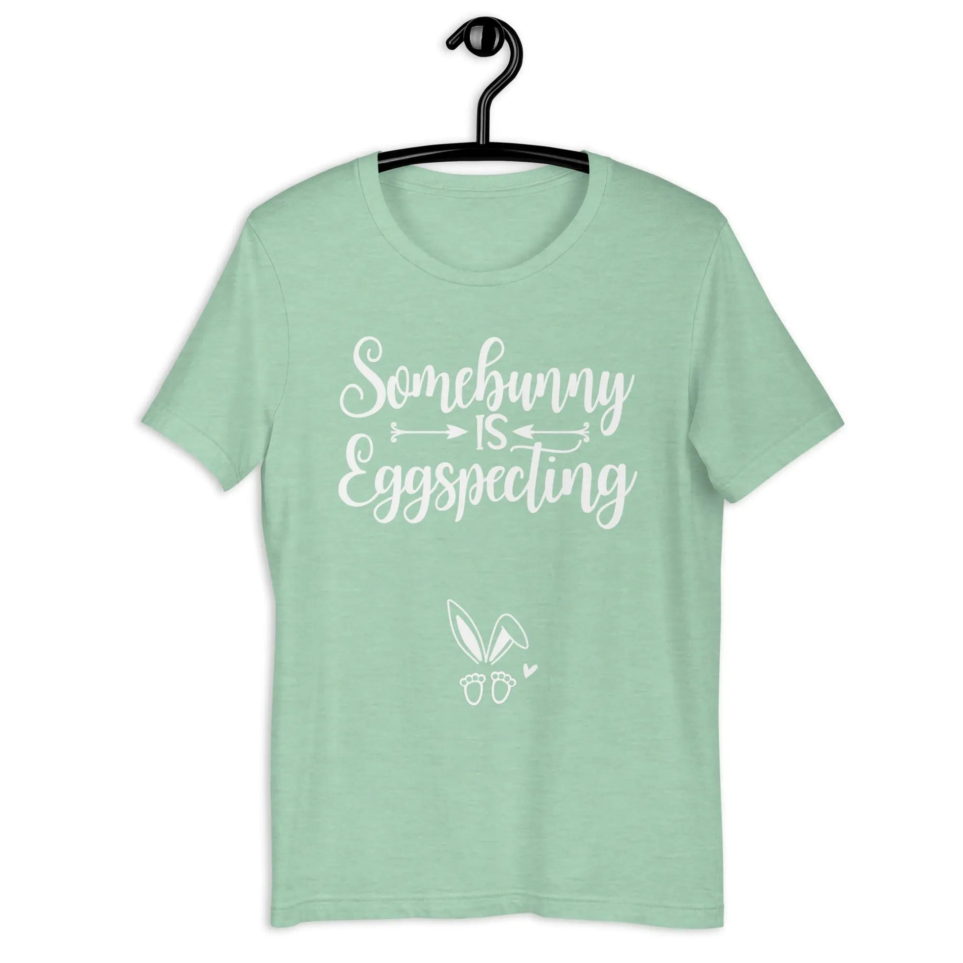 Somebunny is Eggspecting Pregnancy Announcement T-shirt, Easter Maternity Shirt Amazing Faith Designs