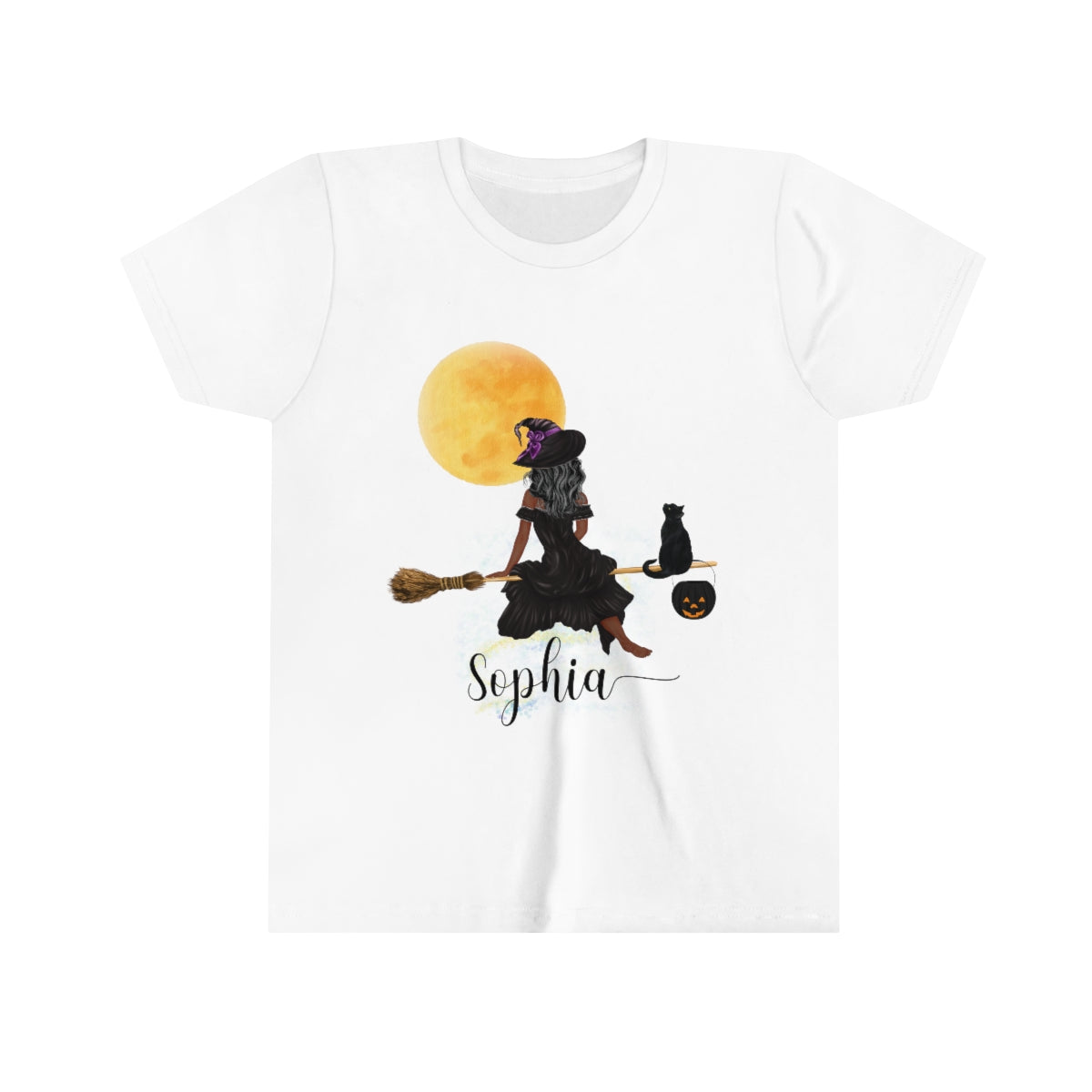 Halloween Witch Personalized Youth Child's T-shirt S M L XL | October shirt, Custom Halloween Shirt Printify