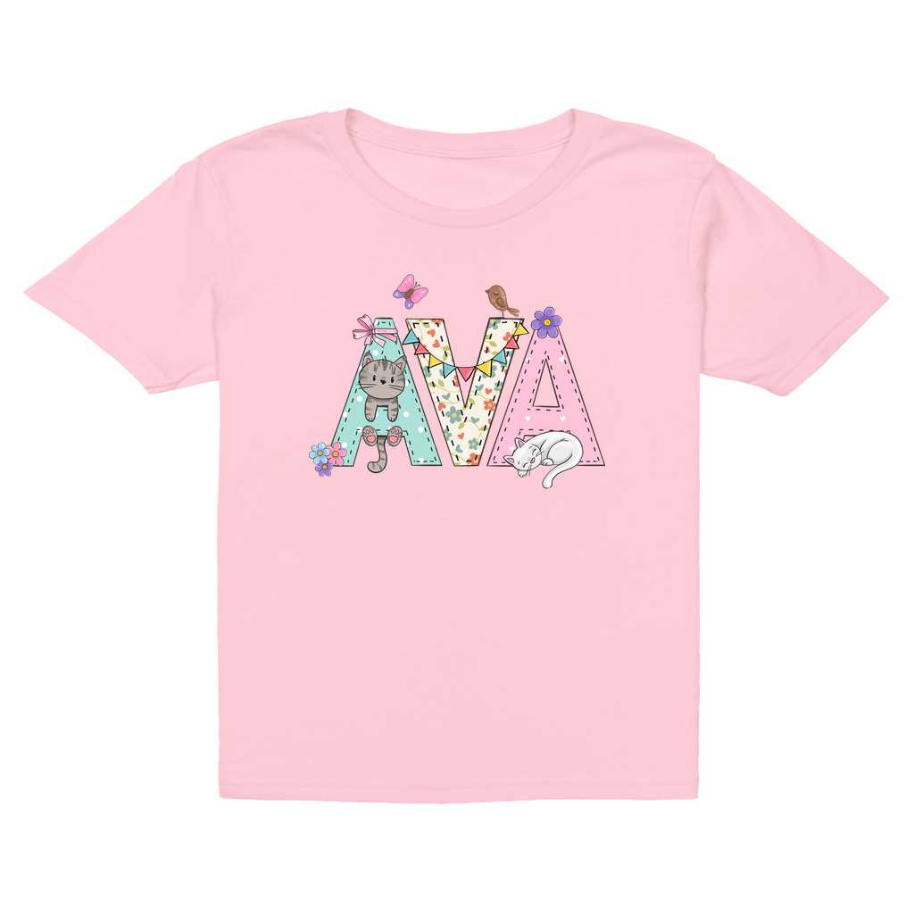 Spring Cats Personalized T-Shirts (Youth Sizes) Amazing Faith Designs