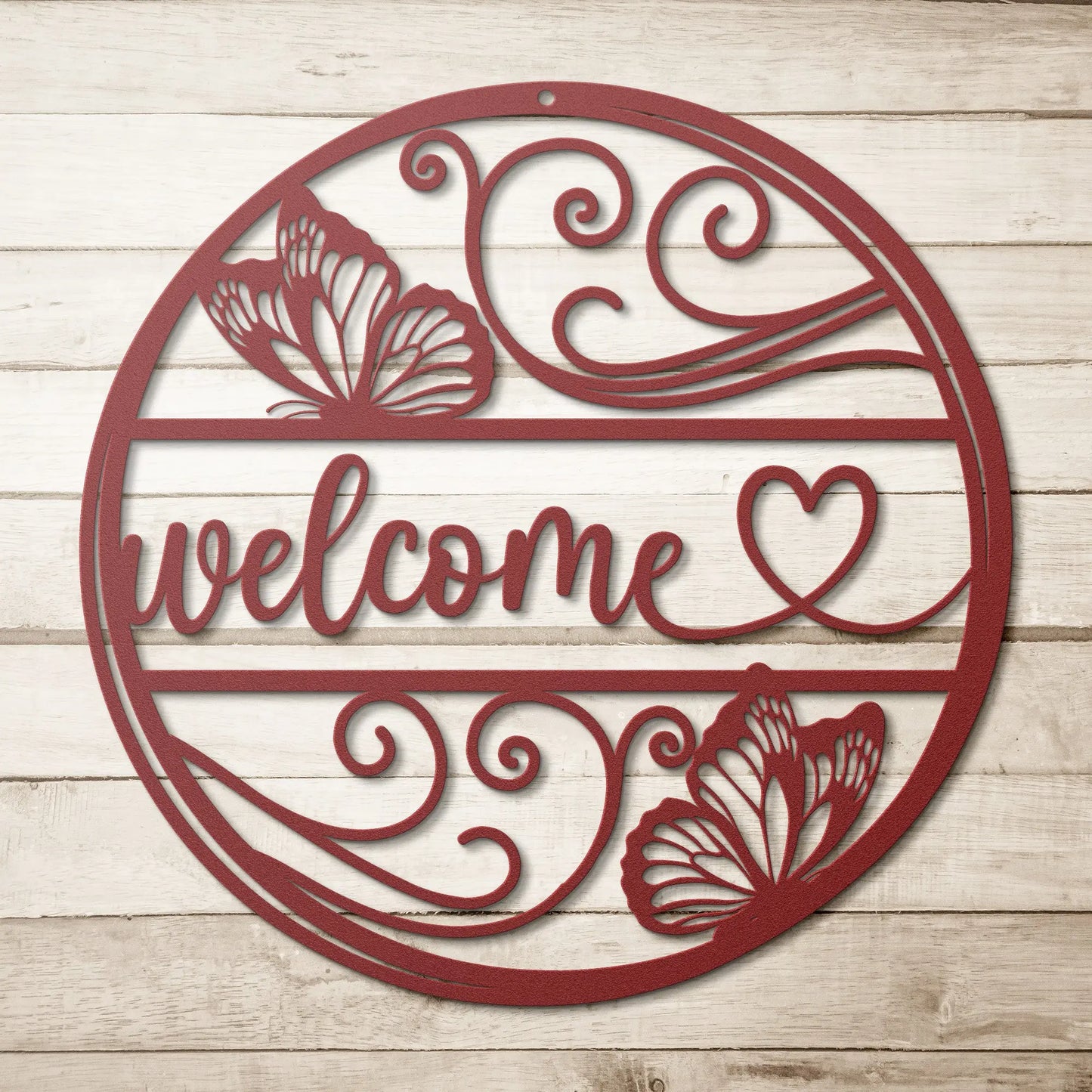 Spring Welcome Metal Sign teelaunch