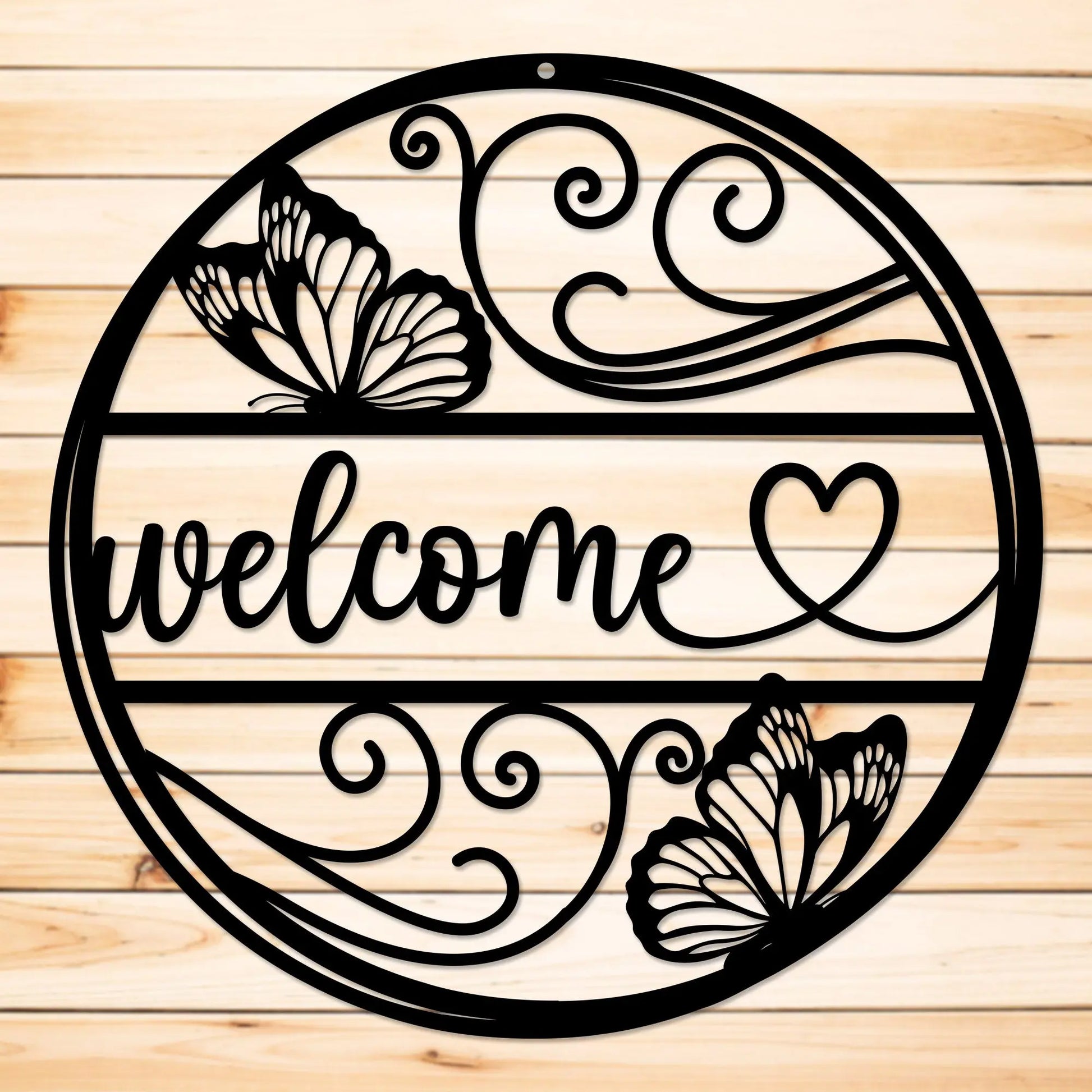 Spring Welcome Metal Sign teelaunch