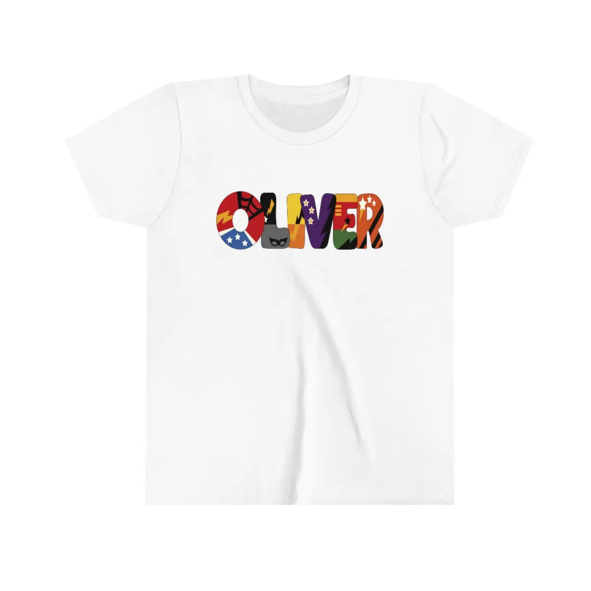 Superhero Personalized Youth Child's T-shirt S M L XL | Kid's Birthday Gift Printify