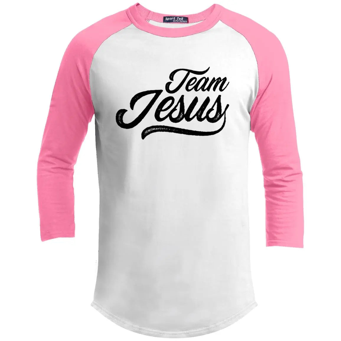 Team Jesus Youth 3/4 Raglan Sleeve Shirt CustomCat