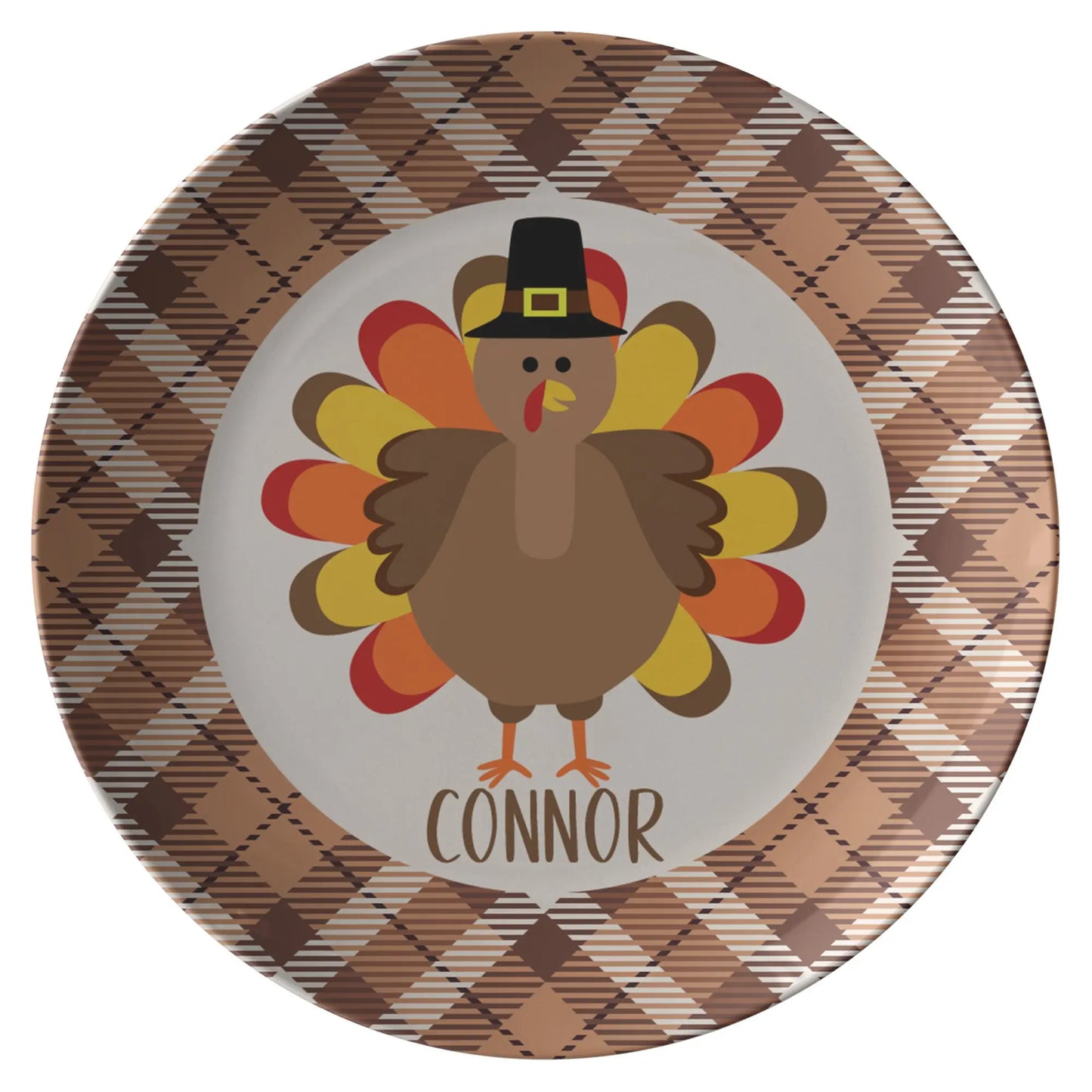 Thanksgiving Personalized Plate for Kids teelaunch
