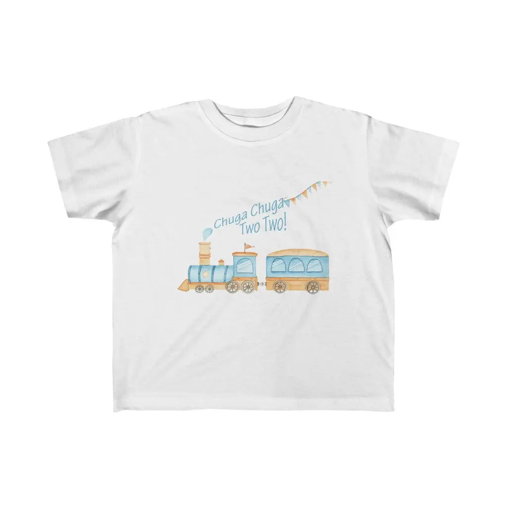 Train Two Second Birthday Toddler Short Sleeve Tee 2T 3T 4T 5T Printify