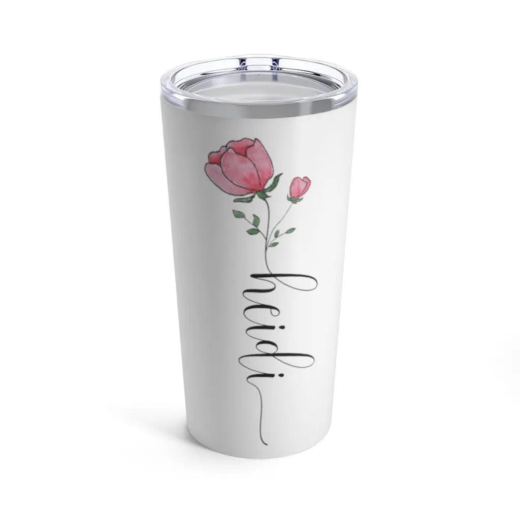 Wildflower Name Tumbler 20oz Printify