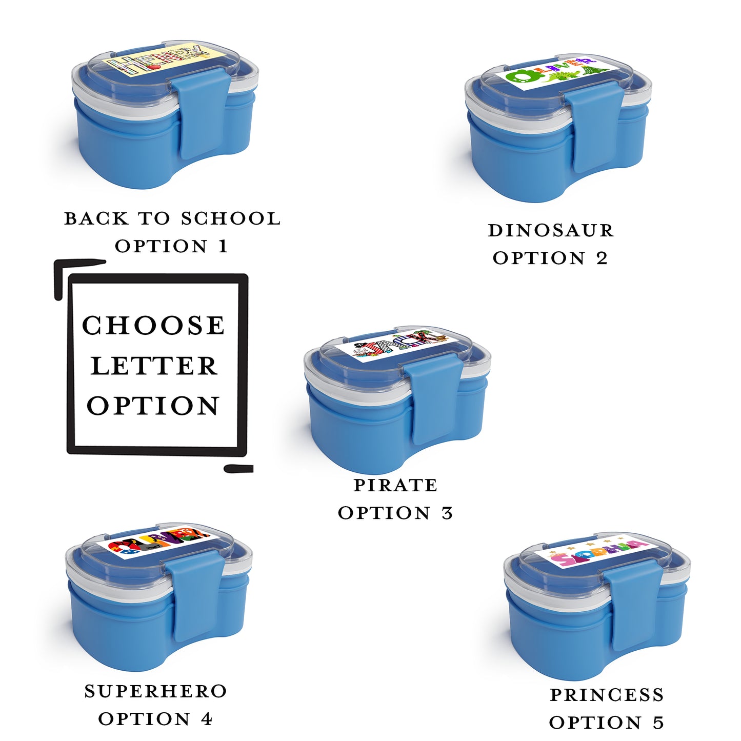 Kids Bento Box, Personalized Bento Box, Kids Bento Box, Lunch Box for Kids, Back to School - Amazing Faith Designs