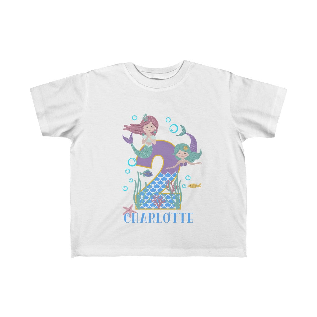 Mermaid Birthday Shirt | Birthday Mermaid Shirt | 2nd, 3rd, 4th, 5th Birthday Shirt | Girls Birthday Shirt | Birthday Girl Shirt - Amazing Faith Designs