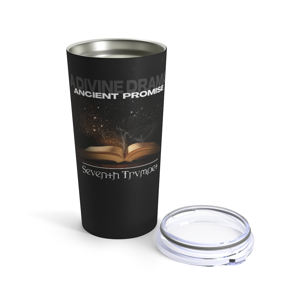 Seventh Trumpet Band, Ancient Promise Album Tumbler 20oz, Album Tumbler, Seventh Trumpet Travel Mug, Christian Gift Printify