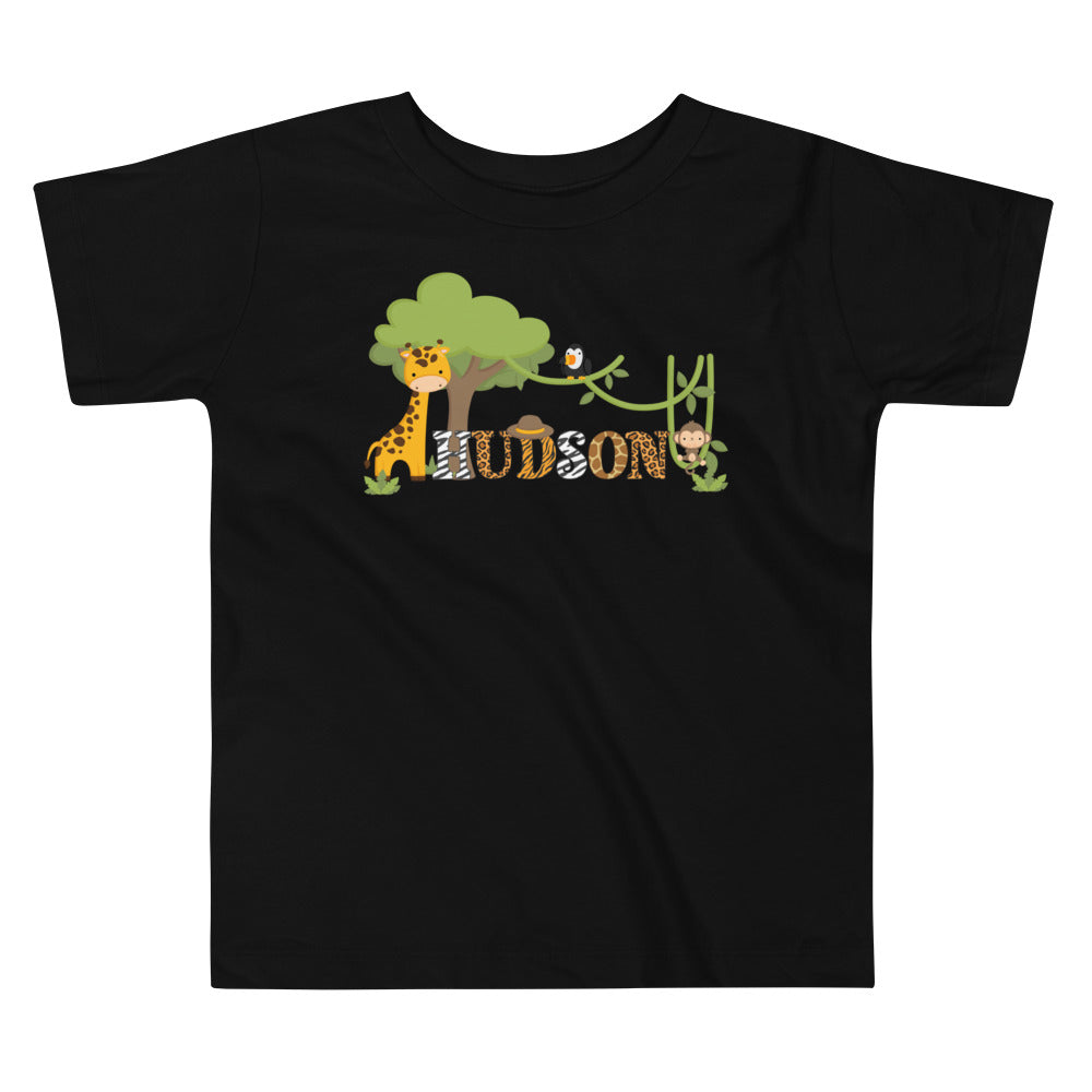 Safari Personalized Toddler Tshirt, Zoo Birthday Shirt - Amazing Faith Designs