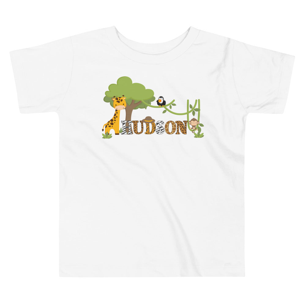 Safari Personalized Toddler Tshirt, Zoo Birthday Shirt - Amazing Faith Designs
